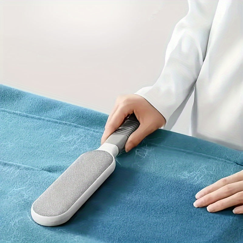 Double-Sided Pet Hair Remover Manual Electrostatic Sticky Lint Brush