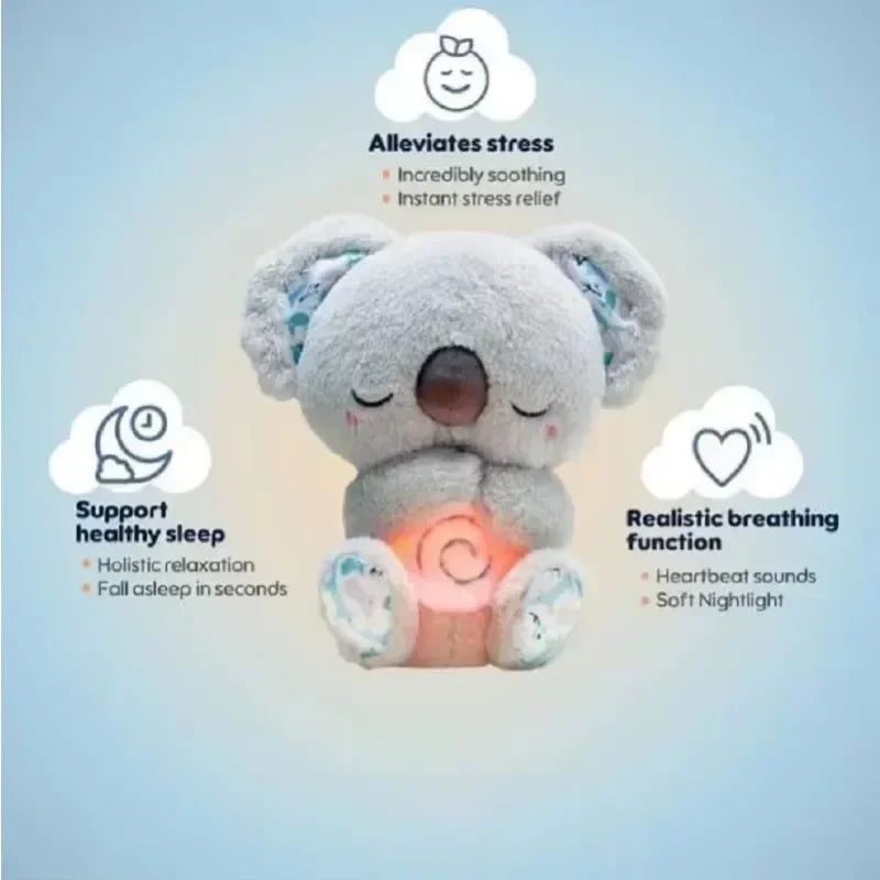 Anxiety Relief Breathing Soothing Koala Bear Sleep Doll