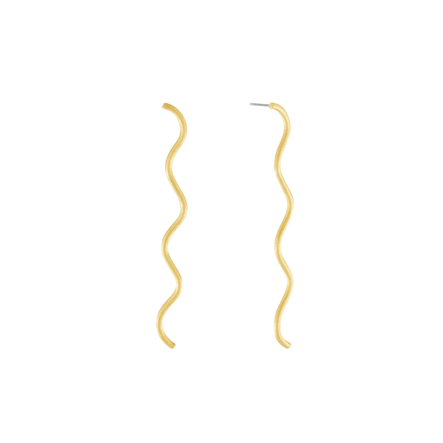 Tara Snake Earring Gold Plating