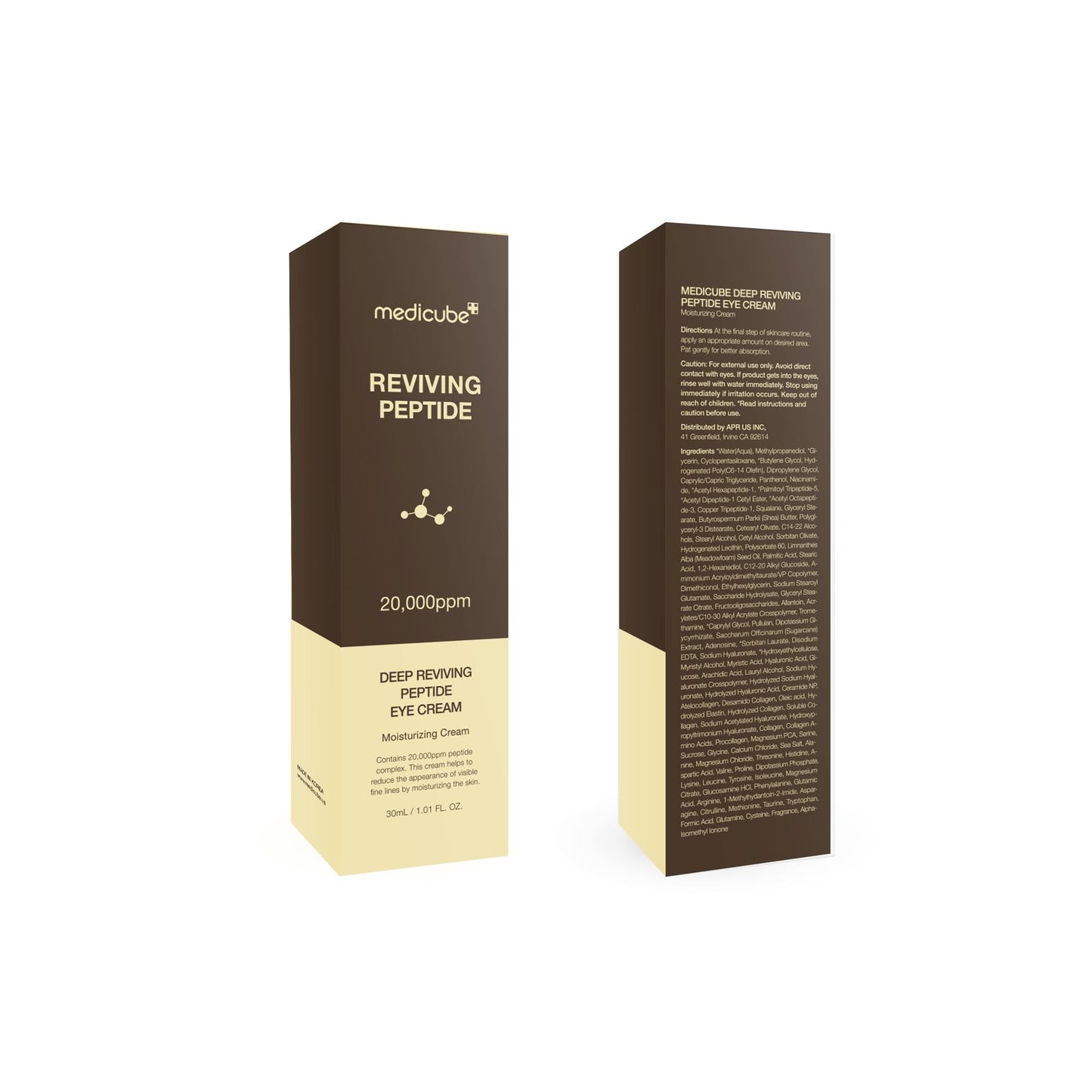 medicube Eye Cream with Sodium DNA PDRN Pink Peptides | 99% Purity Retinol for Fine Lines | PDRN & Niacinamide Eye Serum for Uneven Skin Tone | Korean Skincare, 1.01 fl.oz