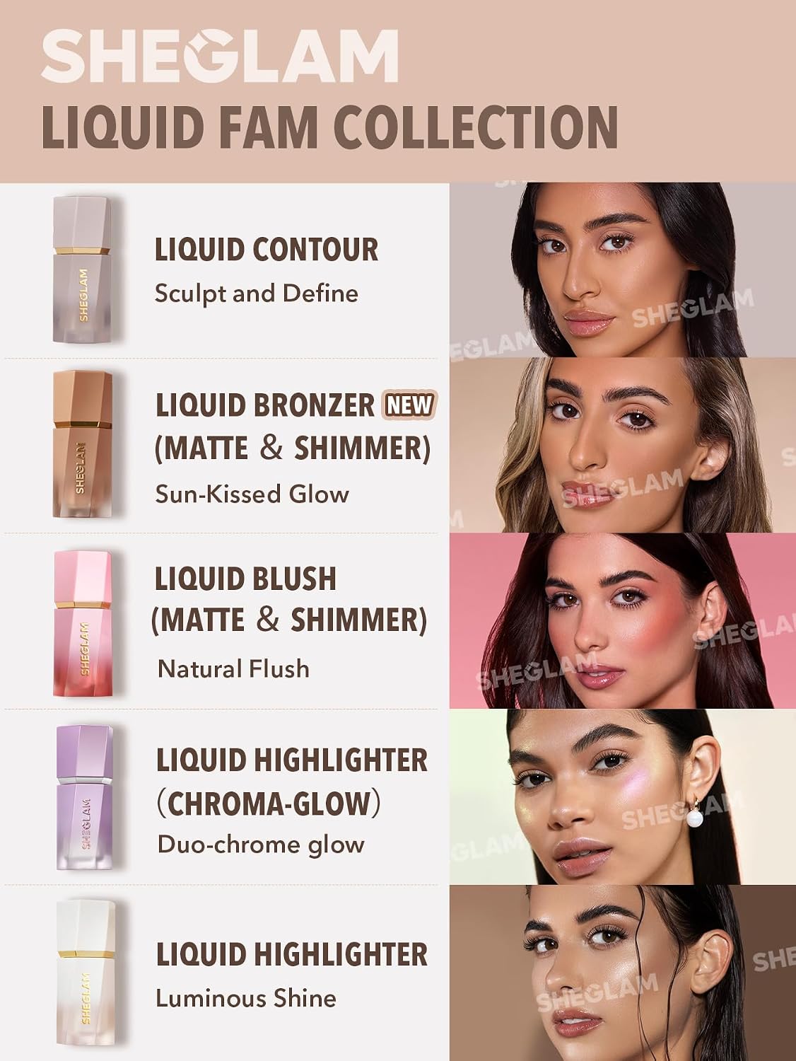 SHEGLAM Sun Beam Shimmer Liquid Bronzer -Toffee