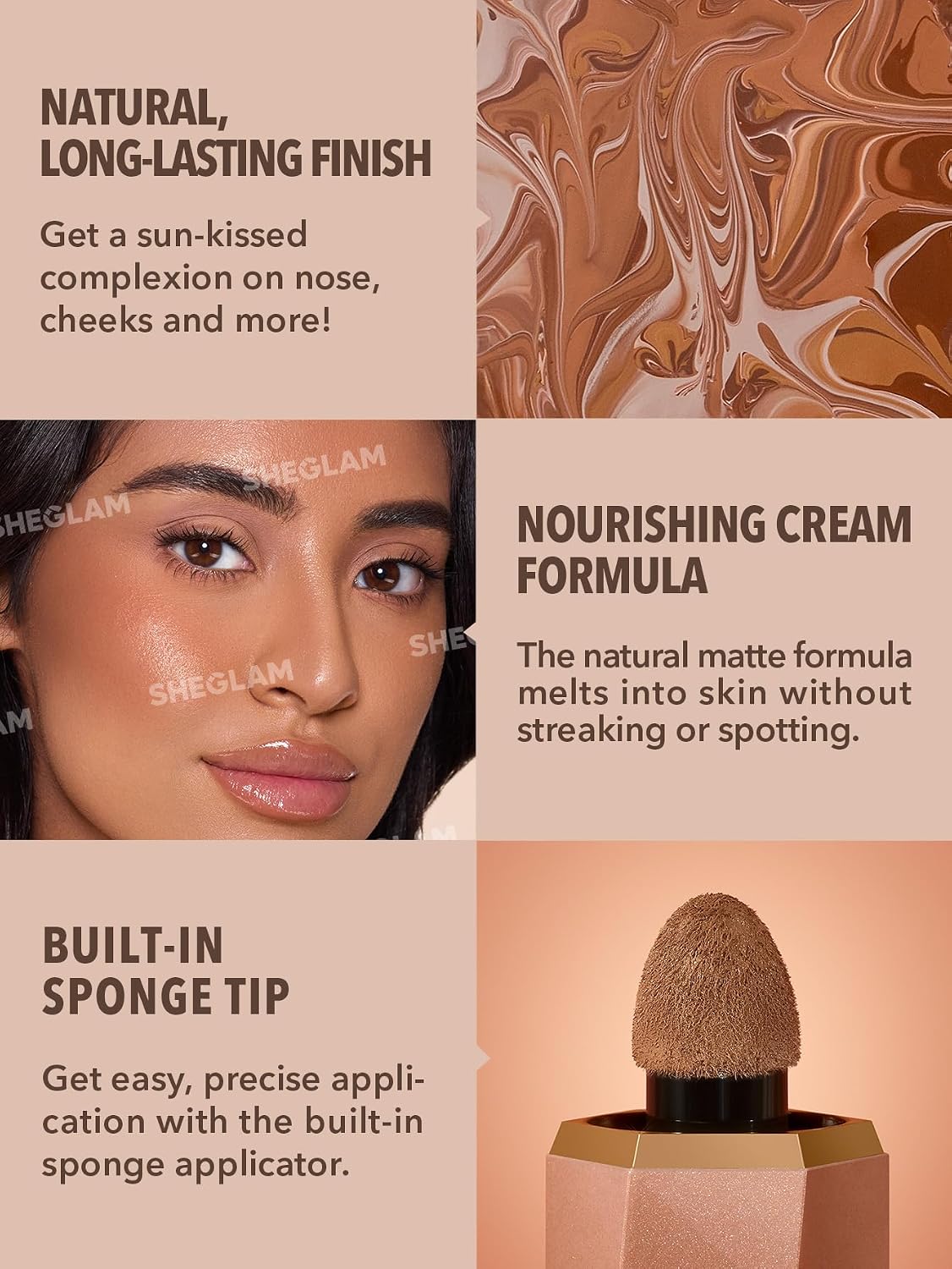 SHEGLAM Sun Beam Shimmer Liquid Bronzer -Toffee