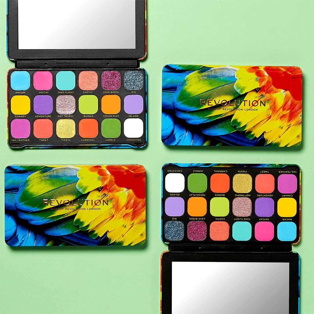Revolution Beauty London Reloaded Eyeshadow Palette, Highly Pigmented, 15 Shades, Matte and Shimmer Finishes, Iconic 3.0, 16.5g