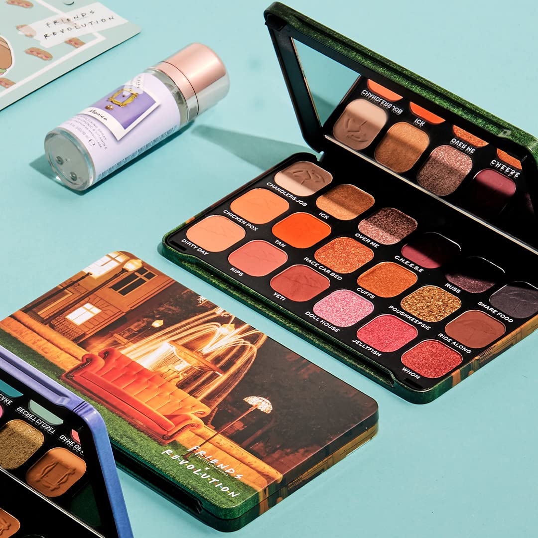 Revolution Beauty London Reloaded Eyeshadow Palette, Highly Pigmented, 15 Shades, Matte and Shimmer Finishes, Iconic 3.0, 16.5g
