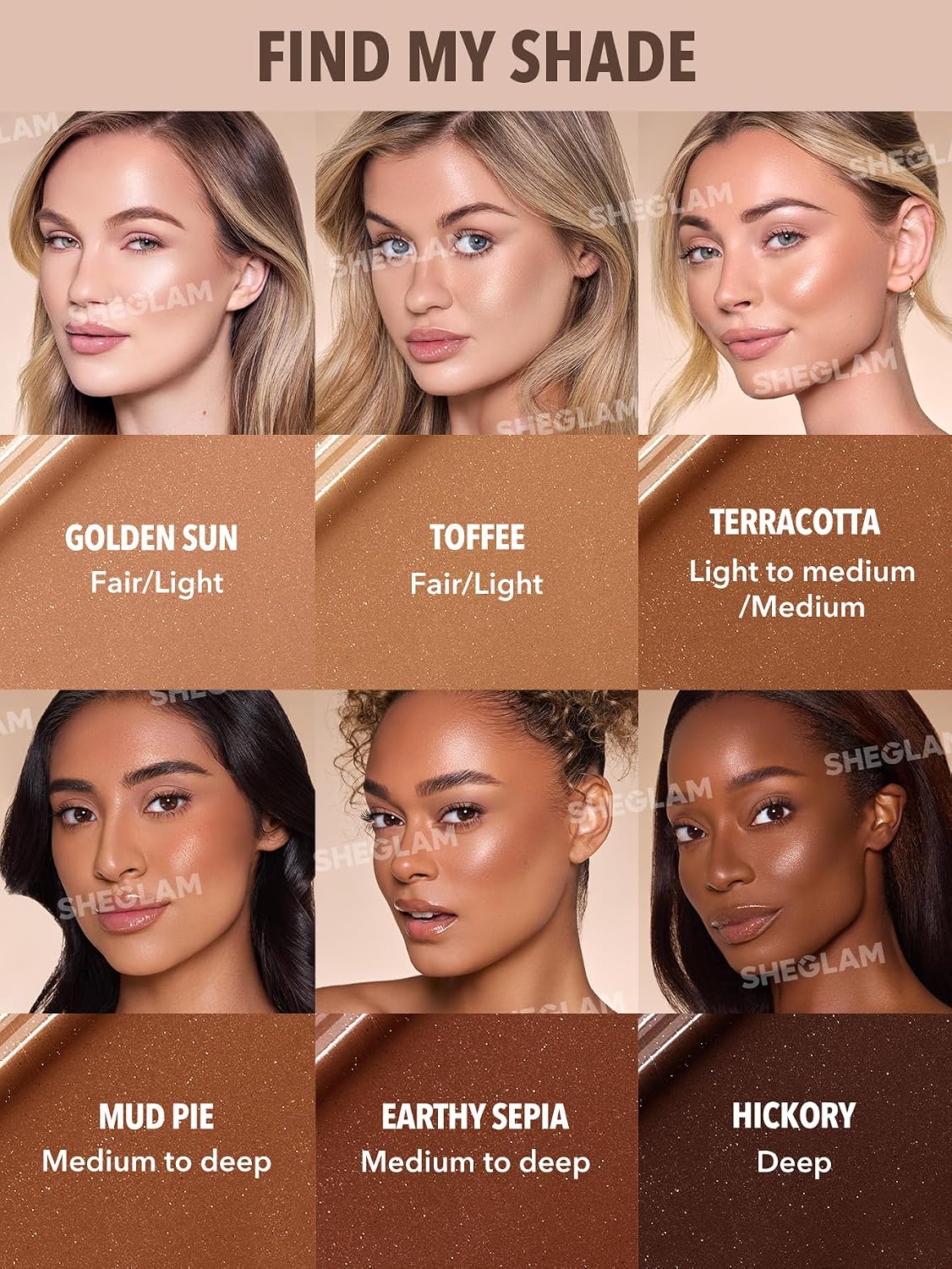 SHEGLAM Sun Beam Shimmer Liquid Bronzer -Toffee