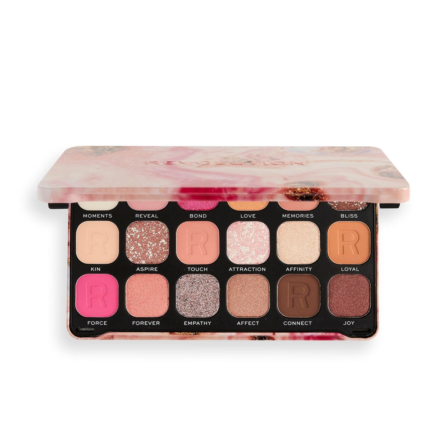 Revolution Beauty London Reloaded Eyeshadow Palette, Highly Pigmented, 15 Shades, Matte and Shimmer Finishes, Iconic 3.0, 16.5g