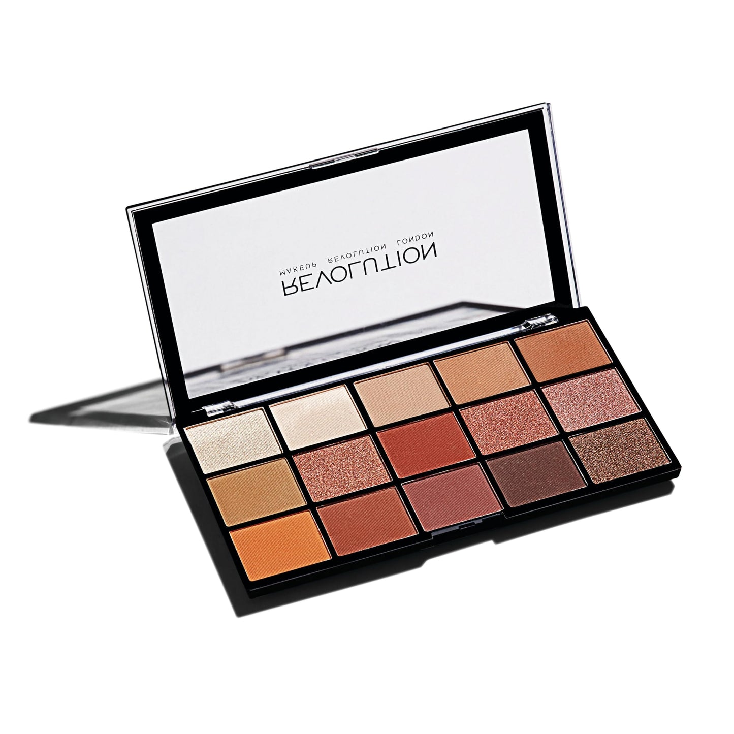 Revolution Beauty London Reloaded Eyeshadow Palette, Highly Pigmented, 15 Shades, Matte and Shimmer Finishes, Iconic 3.0, 16.5g