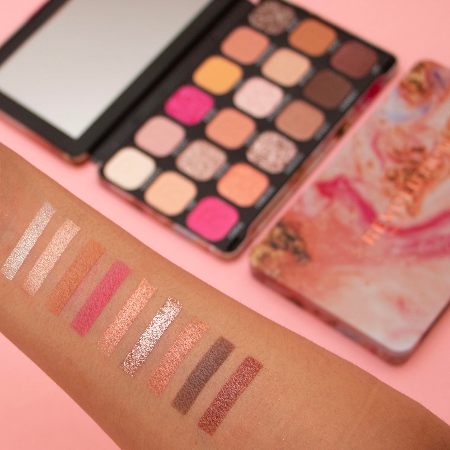 Revolution Beauty London Reloaded Eyeshadow Palette, Highly Pigmented, 15 Shades, Matte and Shimmer Finishes, Iconic 3.0, 16.5g