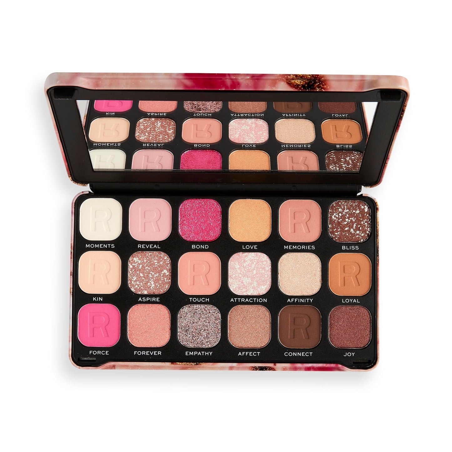 Revolution Beauty London Reloaded Eyeshadow Palette, Highly Pigmented, 15 Shades, Matte and Shimmer Finishes, Iconic 3.0, 16.5g