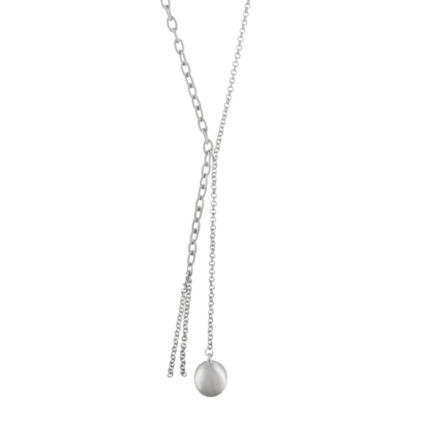 Tabitha IN:STORE Long Link Chain Mix Necklace Silver Plating