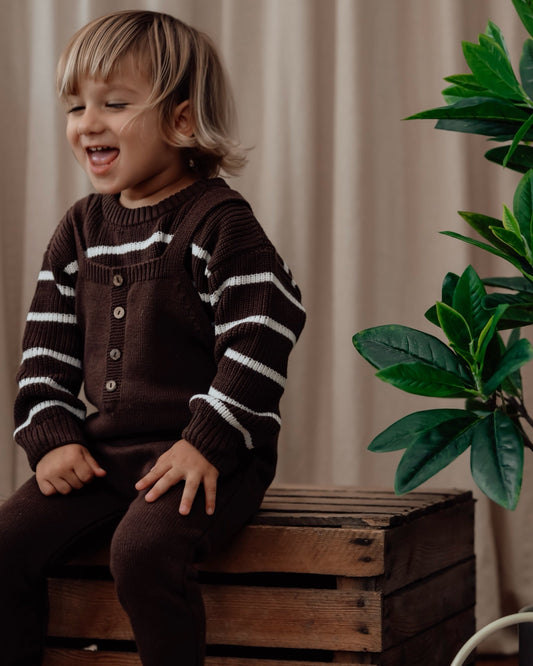 Jojo suspenders Brown