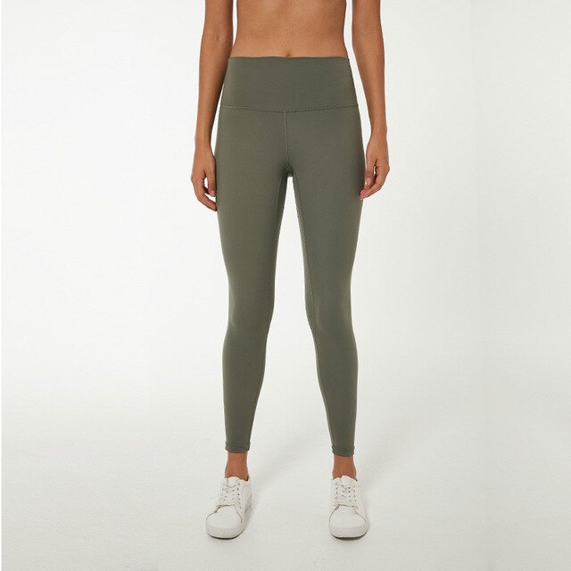 Classical 2.0Versions Soft Naked-Feel Athletic Fitness Leggings Women Stretchy High Waist Gym Sport Tights Yoga Pants lulu