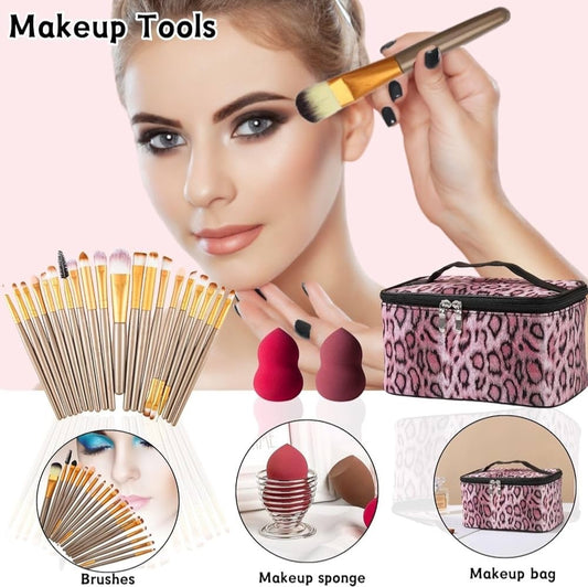 All in One Makeup Kit for Women Full Kit - 44PCS Professional Makeup Set with Fo