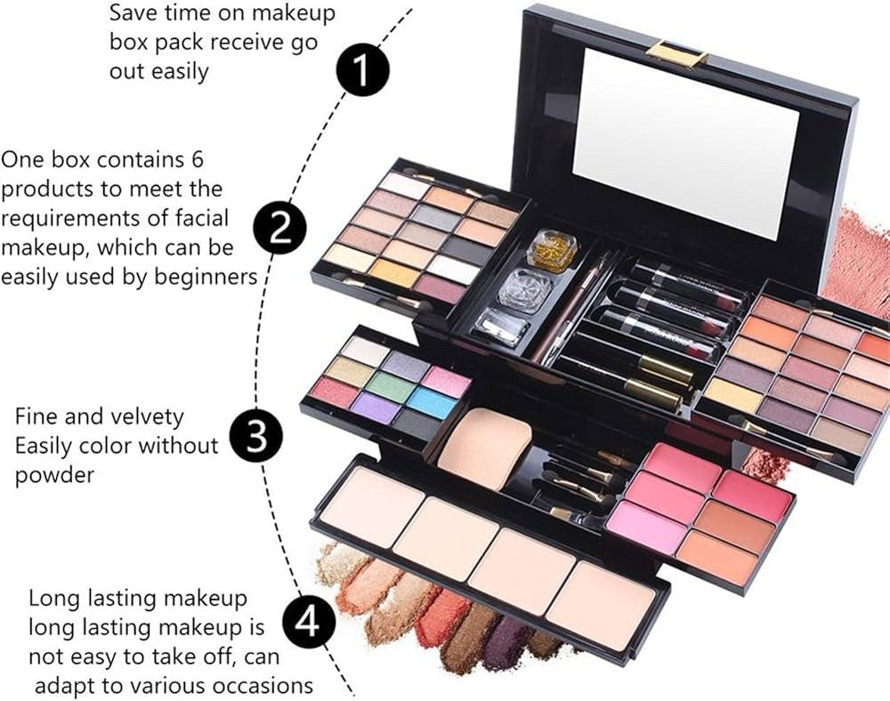 FantasyDay All-in-one Makeup Gift Sets | Xmas Makeup Kit for Women Girls Essenti