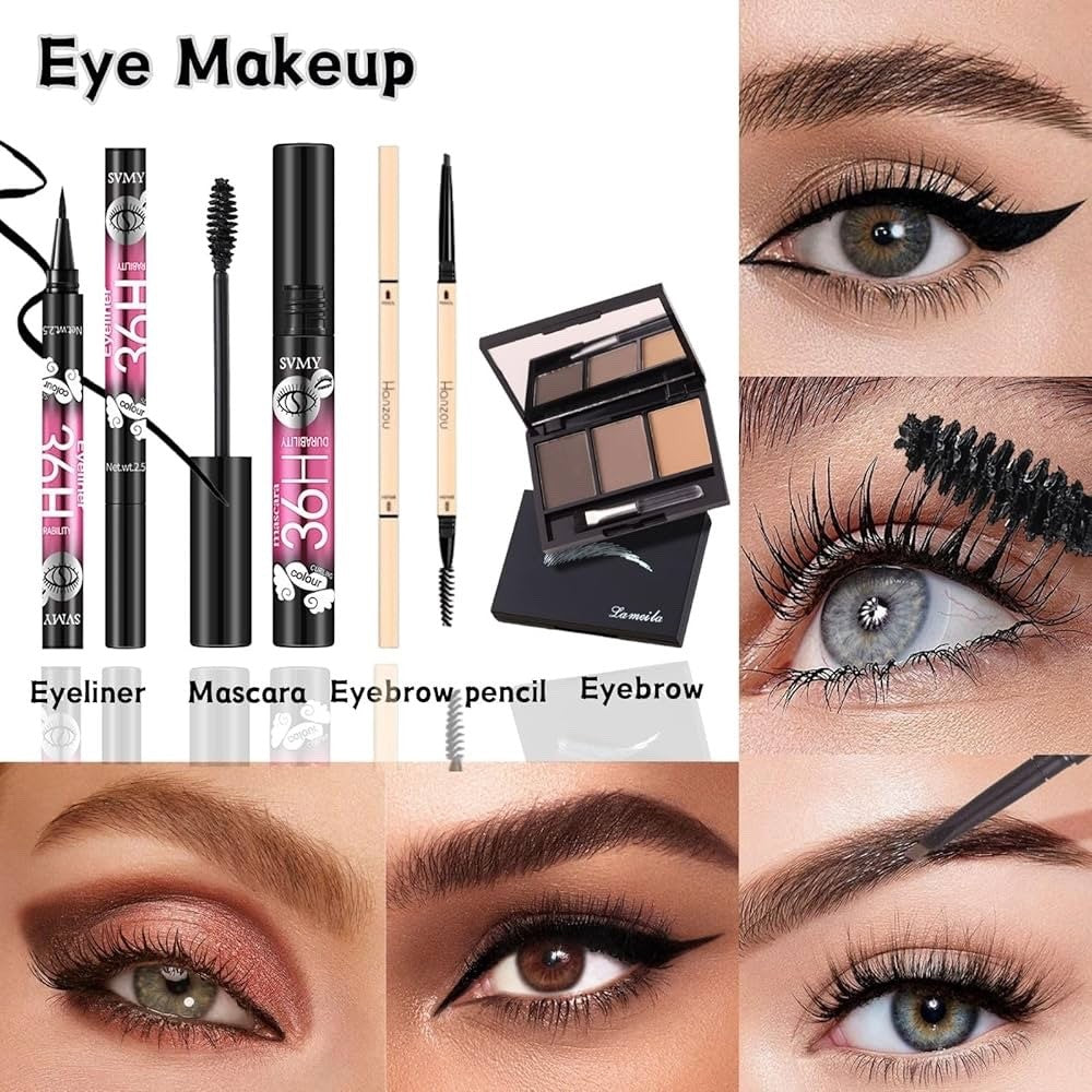 All in One Makeup Kit for Women Full Kit - 44PCS Professional Makeup Set with Fo